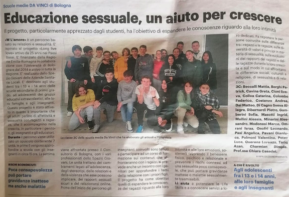 W l'amore su Il Resto del Carlino!